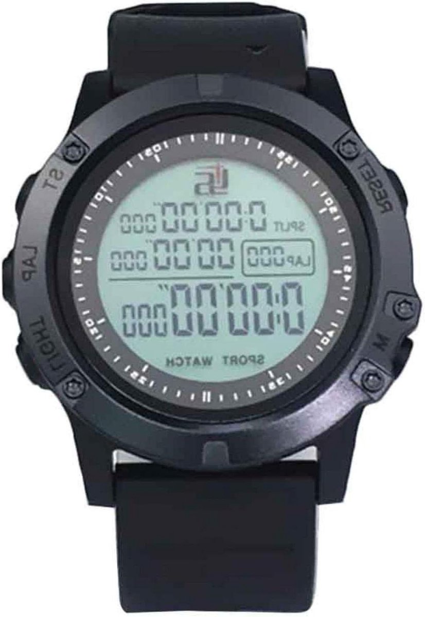 Digitale Timer Stopwatch Countdown Nachtlampje Voetbal Match Leraren Kids Scheidsrechter Runner Sport Klaslokaal Zwart