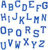 Blauwe 26 Letters