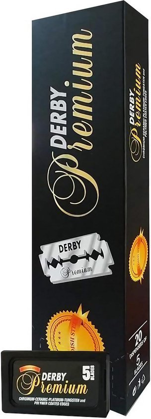 Derby double edge scheermesjes Premium 100 stuks
