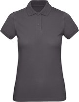 B&C Ladies' organic polo shirt CGPW440 - Dark Grey - XXL