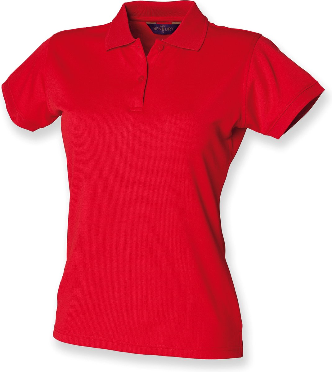 Henbury Ladies Coolplus® Polo Shirt H476 - Classic Red - XXL