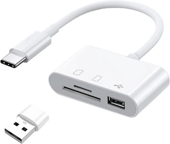 Foto: Sd kaart lezer usb c kaartlezer sd kaart card reader usb geheugenkaartlezer micro sd kaartlezer usb kaartlezer inclusief usb converter