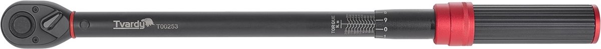 Tvardy Momentsleutel 1/2" - 20-210 Nm - Bi-directionele Meting - Chromoly Staal - 510 mm