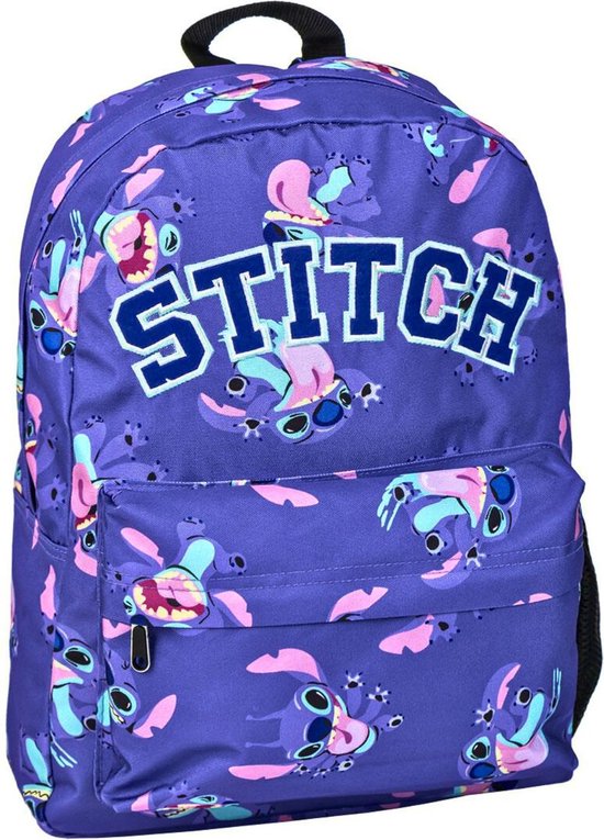 Foto: Disney stitch rugzak meisjes jongens laptop vak fles houder zijkant rugzak hoogte 42cm