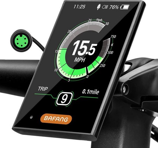 Écran Bafang Hmi Dp-c18 Pour Gazelle Noir