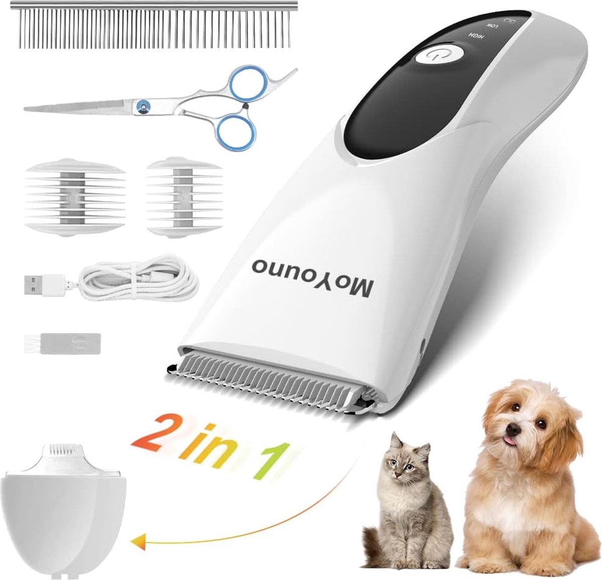 Solacis Honden trimset - Honden tondeuse - Honden trimmer - Honden schaar - Hondentrimset - Must have voor uw hond!