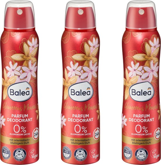 Balea Deodorant Glamorous Moment Voordeelpack 3-Pack (3x 150ml