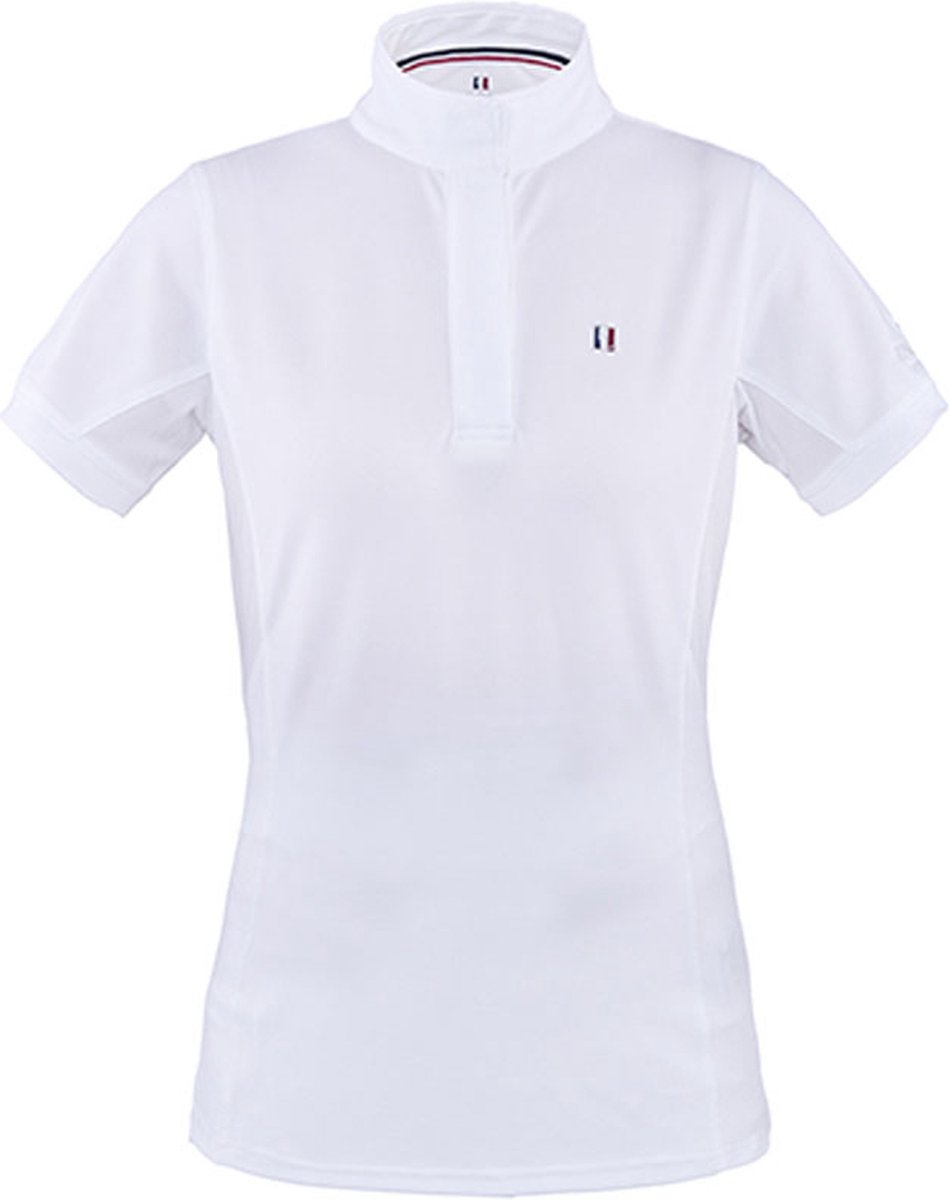 XL, Blanc 1200: Chemise d'équitation à manches courtes Modèle
