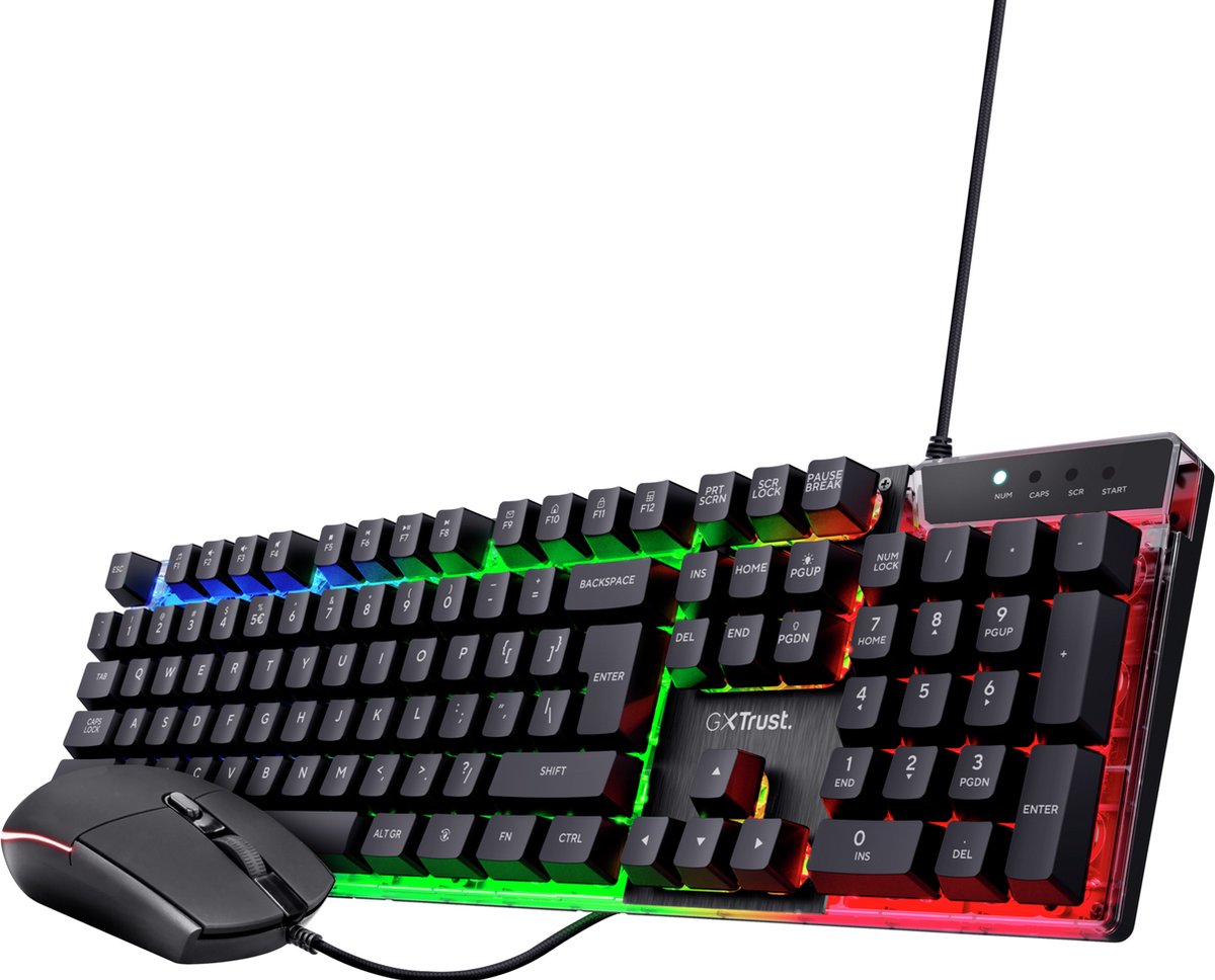 Trust GXT 838 Azor Gaming Combo Toetsenbord & Muis Qwerty