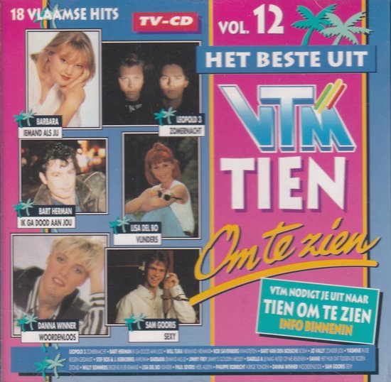Albumcover met portretten van artiesten: Barbara, Leopold 3, Bart Herman, USA Del Bo, Danna Winner, Sam Gooris.