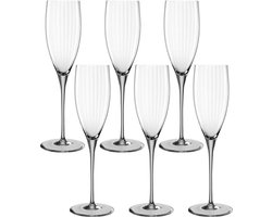 Leonardo POESIA Champagneglas 250ml grijs - set/6