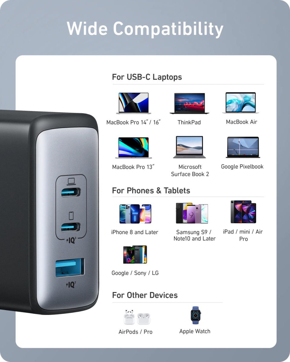 Anker 737 - Power Bank (PowerCore 24K) + Anker 736 Nano II - afbeelding 2