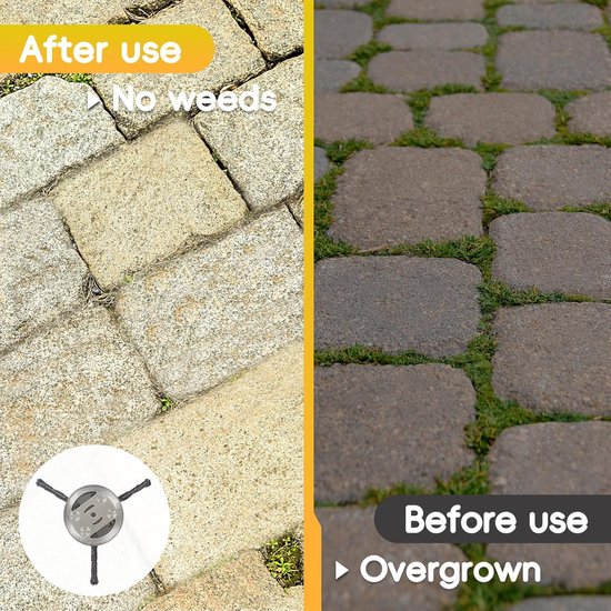 Staaldraad grastrimmer kop bosmaaier met adapterset voor draadtrimmers, tuin onkruidborstel, snijkop, metalen scharnierknoop grasmaaier voor draadtrimmers, roestverwijdering, grasmaaier (6 inch
