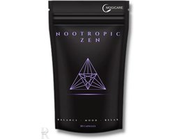 Nootropic Zen™ - Magnesium - l theanine - Panax Ginseng - Relax - Welzijn en ontspanning - Stress - Burnout - Natuurlijke ingredienten - 30 caps