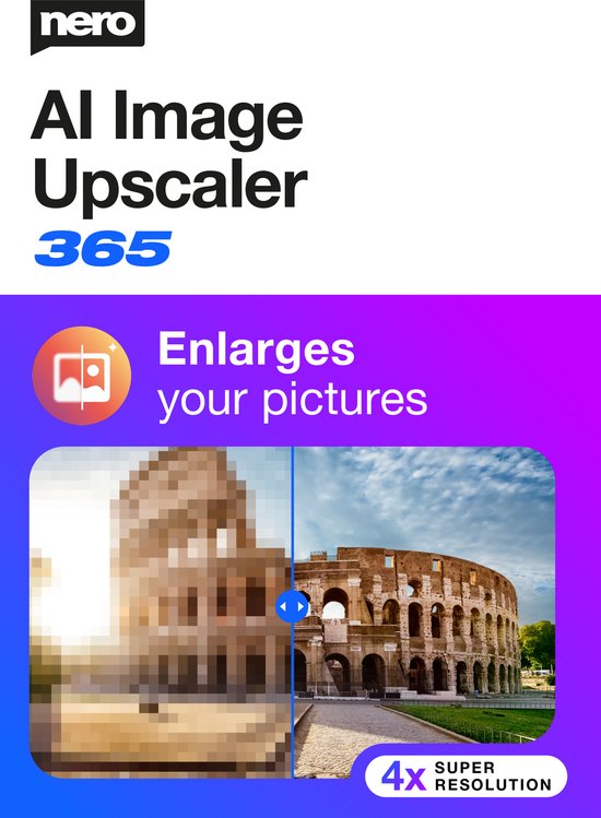 Nero AI Image Upscaler 365 -