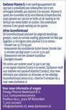 Voedingssupplement Davitamon Vitamine D3 voor volwassenen. Informatie over advies gezondheidsraad en contactgegevens.