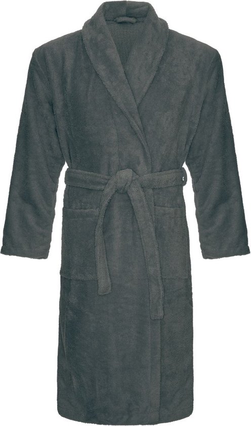 Hotel badjas microvezel - wellness badjassen - div. kleuren-l/xl-grijze