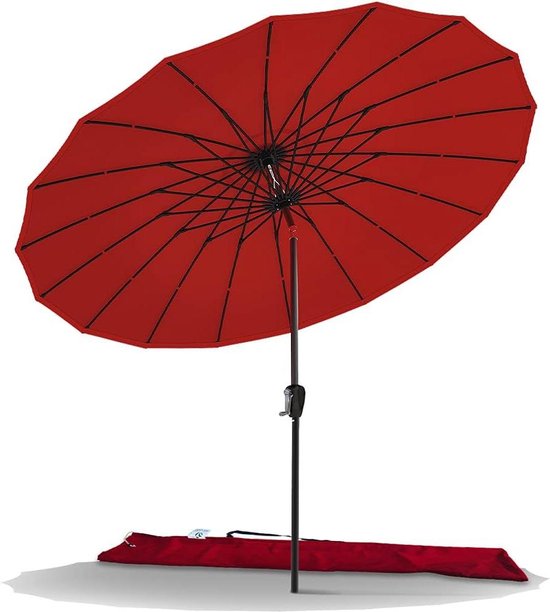 VOUNOT® Parasol déporté carré premium 3x3M gris avec housse - 8 VOUNOT® Parasol déporté carré premium 3x3M gris avec housse - 8