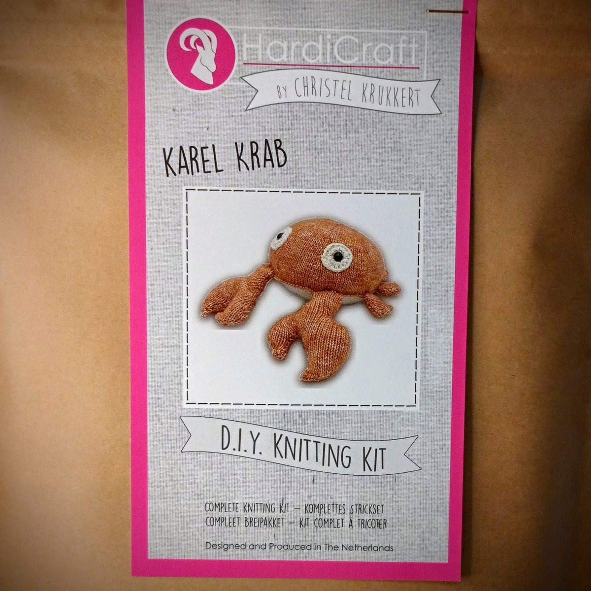 Hardicraft Karel Krab breien (breipakket) — afbeelding 2