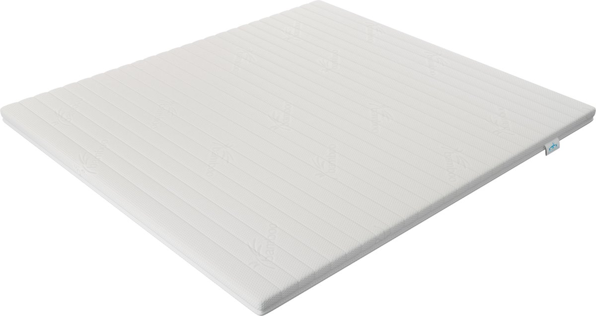 Zenn Bedding Topmatras 160x200 - Topper HR Koudschuim - Medium hardheid - Hybrid - Topdekmatras - 9cm - Afritsbaar Wasbaar Tijk - Orthopedisch - Anti-allergisch - Topper Hotel XL - Anti Bacterieel