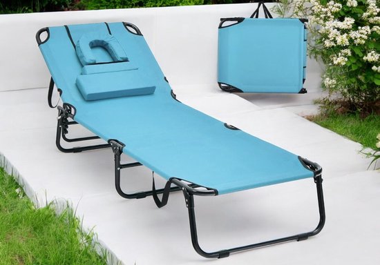 COSTWAY Zonneligstoel met gezichtsopening, inklapbare ligstoel... Afbeeldingen Zonneligstoel met Gezichtsopening Inklapbare Ligstoel Strandstoel... Costway Zonneligstoel met gezichtsopening, inklapbar... Zonneligstoel met gezichtsopening, inklapbare