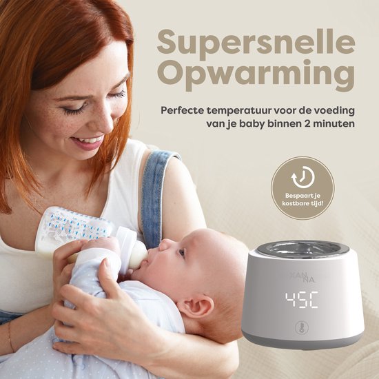 Xanna® Draagbare Baby Flessenwarmer voor Onderweg - Inclusief 1 adapter - Geschikt voor Smalle Hals Dr. Brown's, Difrax, Medela & Nanobebe, AVENT Philips, Chicco & Dodie - Wit van Xanna — afbeelding 2