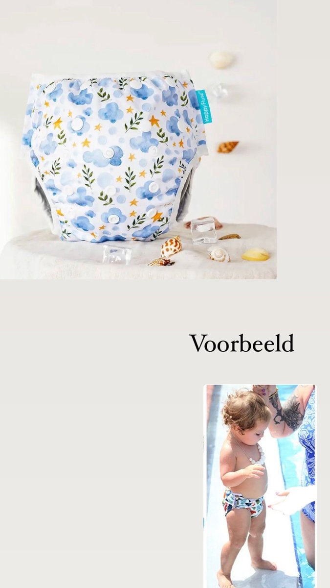 Goedkoopste akyol - Zwemluiers baby - zwemluier - zwemkleding baby's - zwemmen - zwembroekje baby's - 5-15 kg