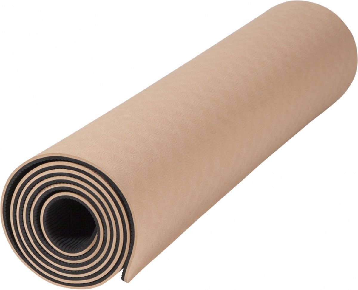 Gorilla Sports Yoga Mat - Pilates Mat - TPE - 180 x 60 x 06 cm - Bruin