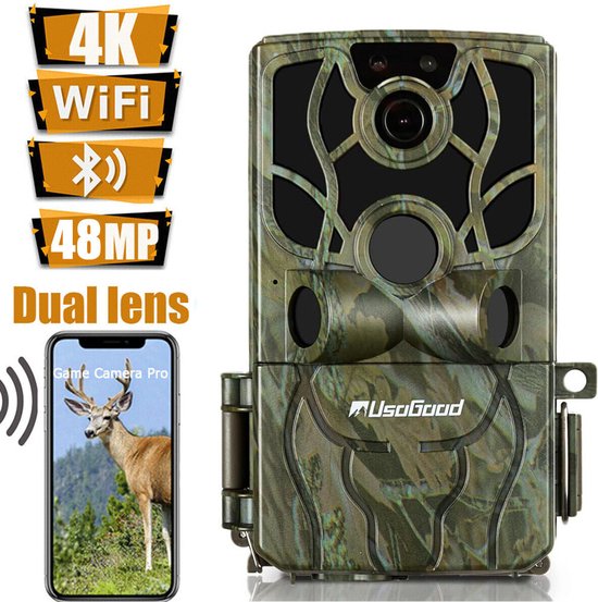 BlazeVideo Wildkamera WLAN Fotofalle WiFi Beutekamera Wildtier Jagdkamera Überwachungskamera