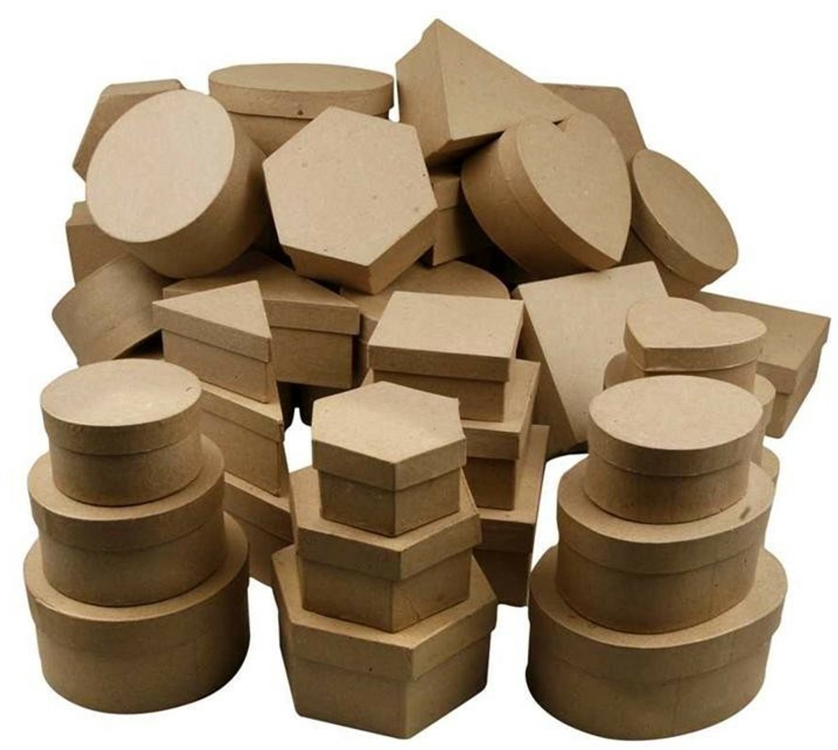 Dozen, d: 10-18 cm, h: 5-7,5 cm, 72stuks
