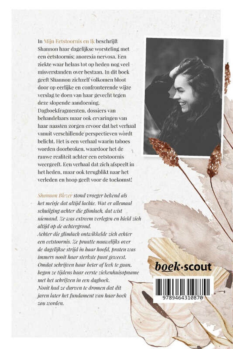 Mijn eetstoornis en ik - back cover