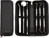 Bol.com Fritzline® tandsteen verwijderaar set - tandsteenverwijderaars - tandsteenhaakje - tandarts setje - spiegel - haakje aanbieding