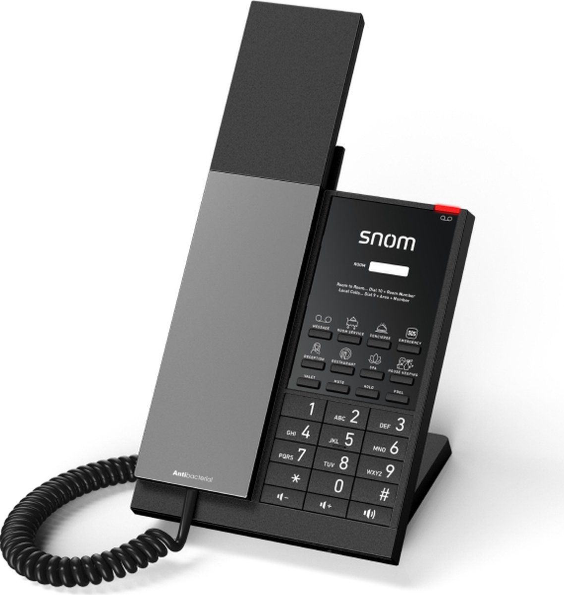 Snom HD350W IP-telefoon Zwart Wi-Fi