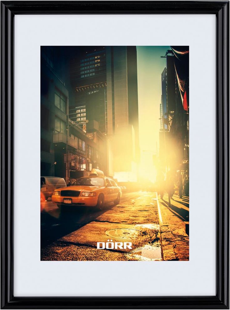 Dörr New York Kunststof fotolijst 9x13 zwart