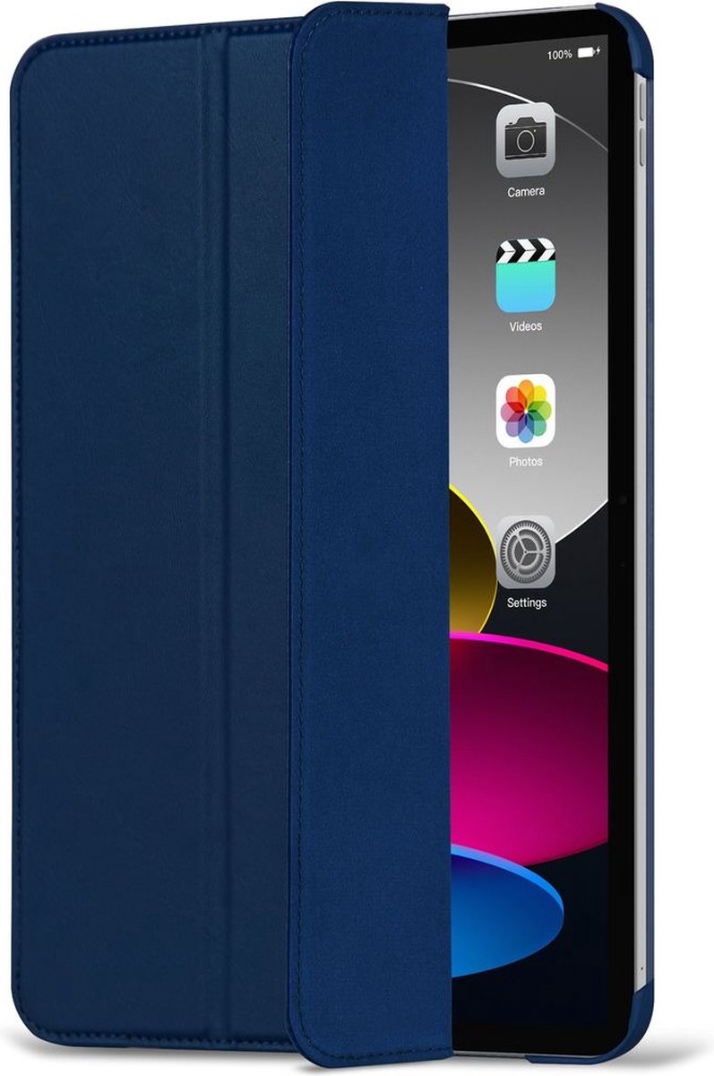 DECODED Tablet Hoes Geschikt voor iPad 9e, 8e, 7e Generatie (2021/2020/2019 model) - 10.2 inch - Navy/Marine Blauw