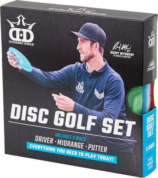 Dynamic Discs Disc Golf Starter Set Advanced Beginner Driver Midrange Putter