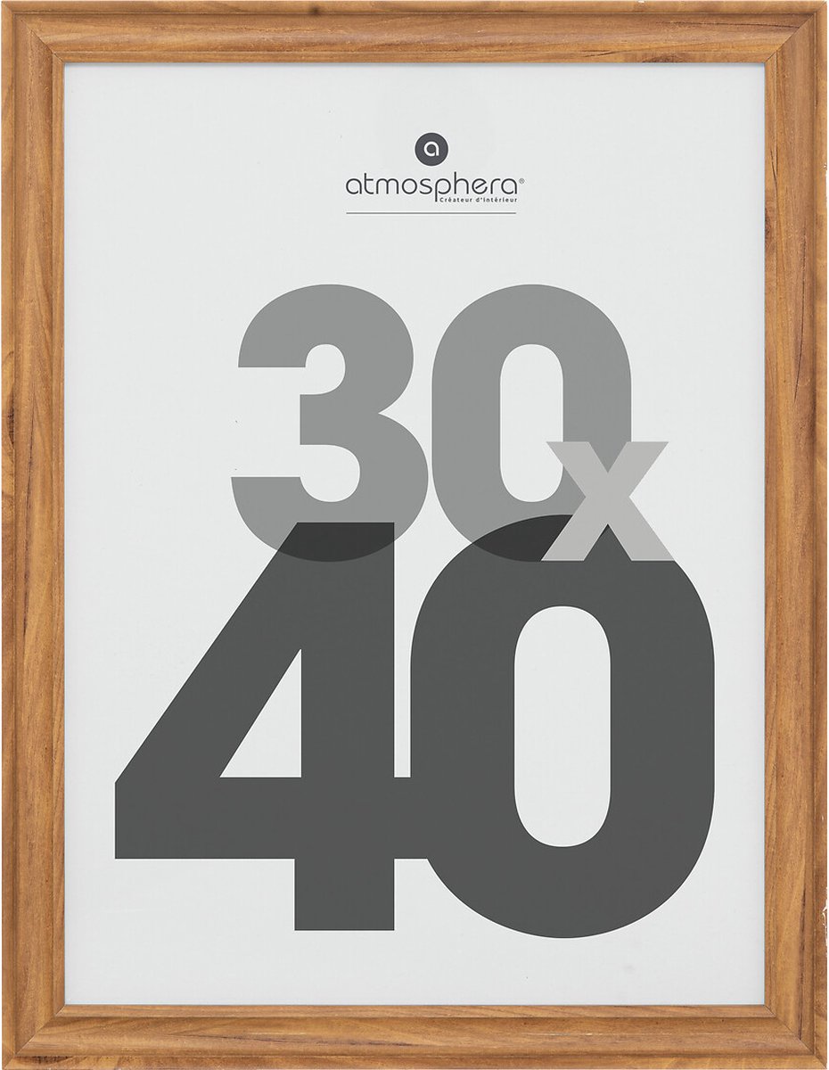 Atmosphera Créateur d'intérieur® Houten fotolijst 30x40 cm MAE Bruin