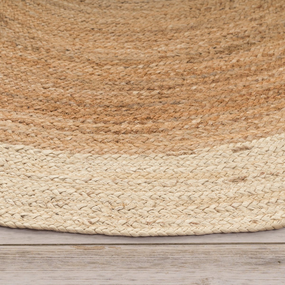Paco Home Vloerkleed Rond Woonkamer Jute Boho Ethno Handgemaakt