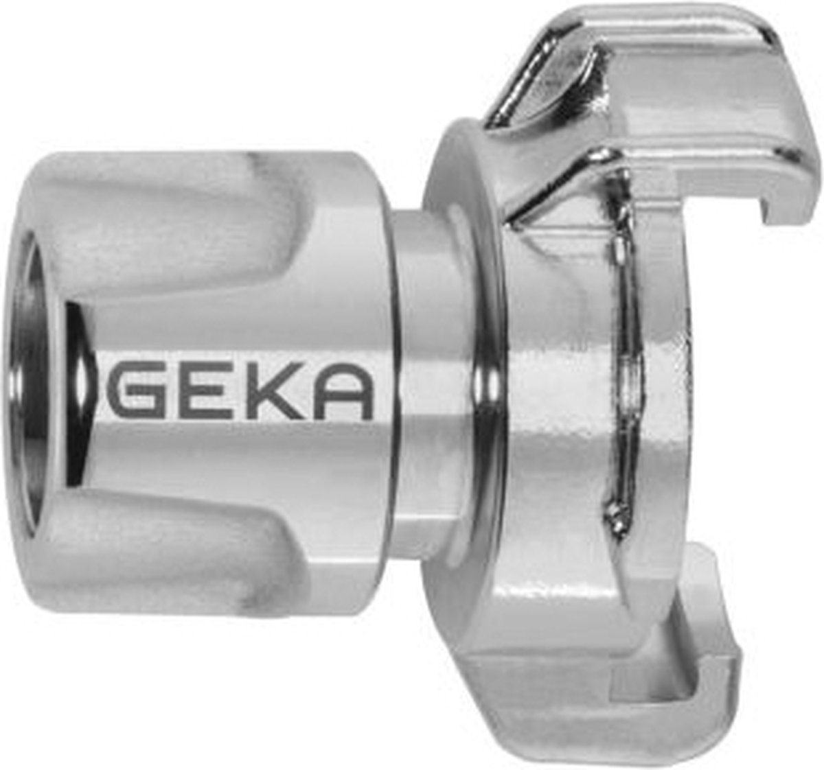 GEKA overgangstuk GEKA plus push-fit systeem messing vernikkeld -...