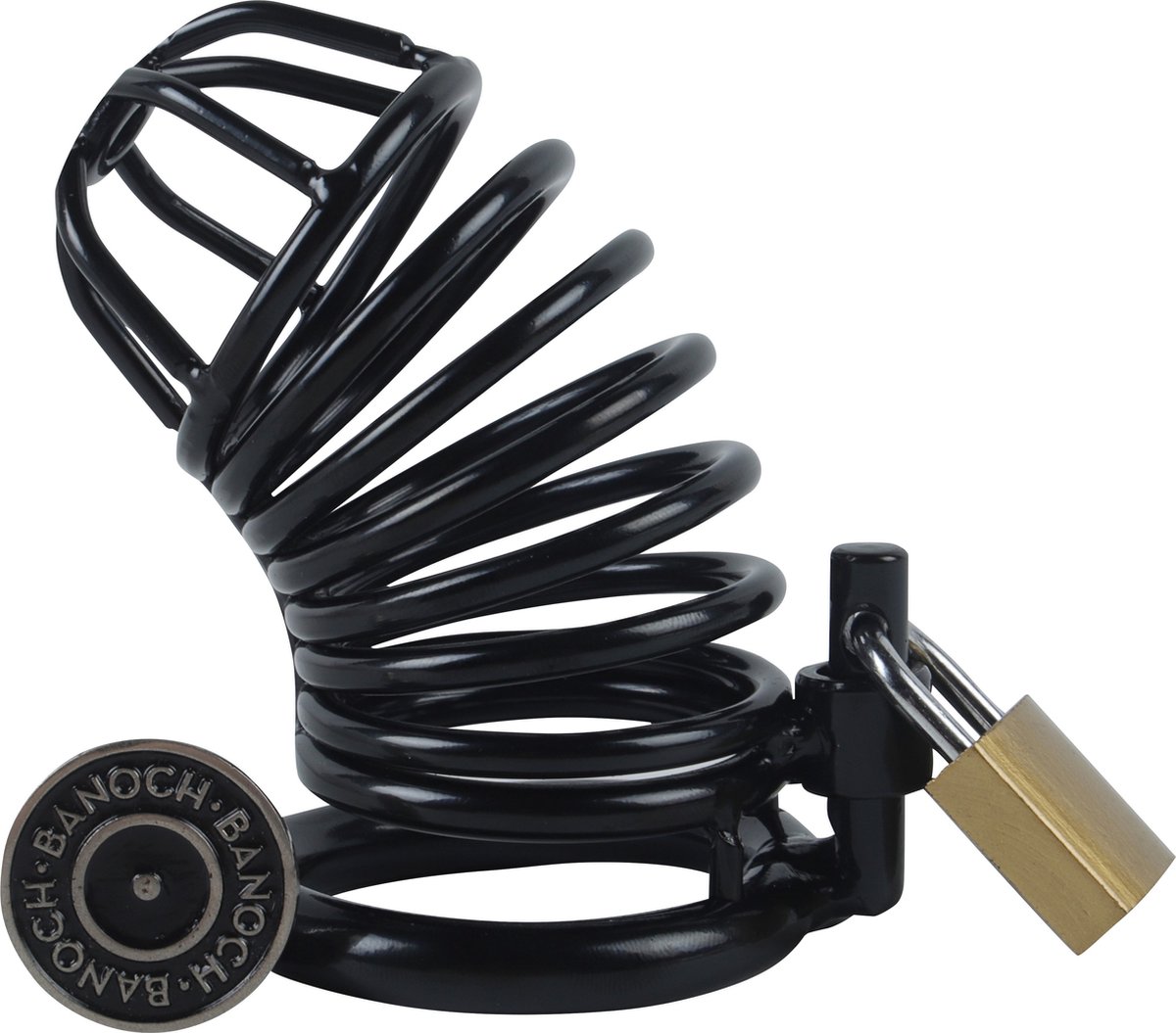 Goedkoopste Banoch | Cockcage Zwart metaal | Chastity Cage met 3 ringen | 40 mm, 45 mm & 50 mm
