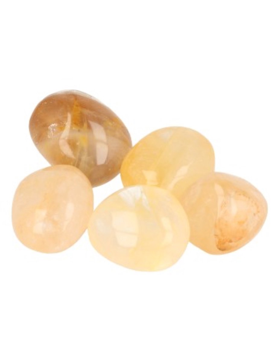 Ruben Robijn Golden Healer 250 gr. trommelstenen (mt3) Geel / transparant