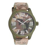 Montre Homme Superdry SYG164B - Cadran Noir Et Orange - Quartz - Occasion Très Bon État