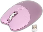 Draadloze Muis Mute USB-ontvanger, 3 Niveaus DPI-Muis, Schattige Draagbare Muis met USB-ontvanger voor Notebook Pc Laptop Computer 2,4 G