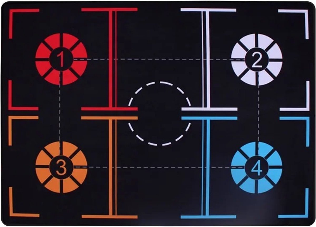 Basketbal voetstapmat - Draagbare antislip trainerdeken