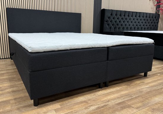 Opberg Boxspringset Wings 160x200 Antraciet