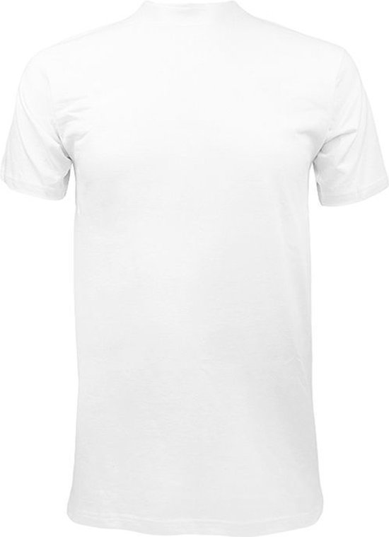 HOM - Harro New T-shirt (1-pack) - O/Ronde hals - Wit - Maat M