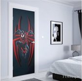 Deurposter Spiderman - poster - sticker - koelkast - muur - kinderkamer - 77 x 200 cm