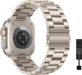 Innerlight® Métal - Starlight - 38/40/41 mm - Bracelet en métal adapté à Apple Watch - Bracelet de montre en acier inoxydable - Acier inoxydable - Convient comme bracelet de montre Apple pour les séries 1/2/3/4/5/6/SE/7/ 8 /9