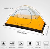 ultralicht, eenvoudig te installeren, voor kamperen, strand, klimmen, Campingtent ‎220 x 130 x 110 cm;