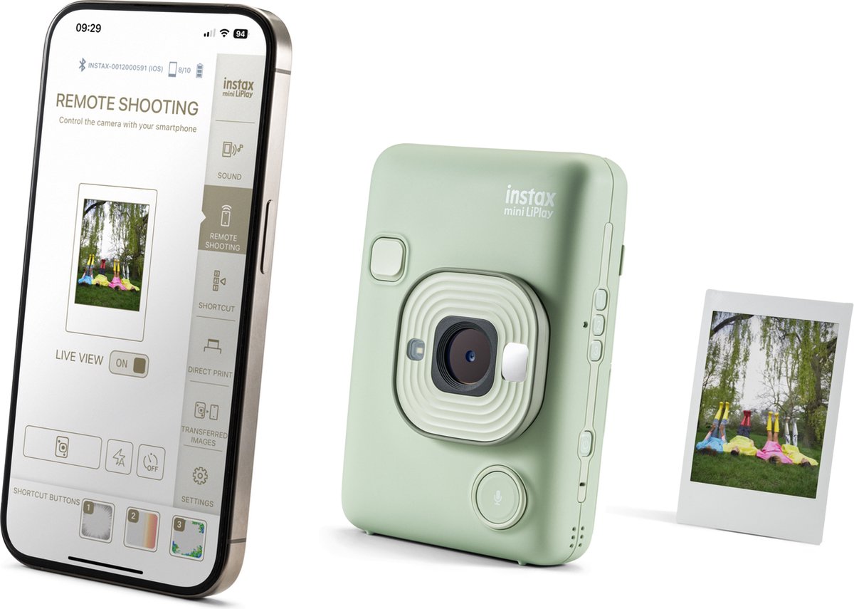 Fujifilm Instax Mini LiPlay - Hybride camera met printer